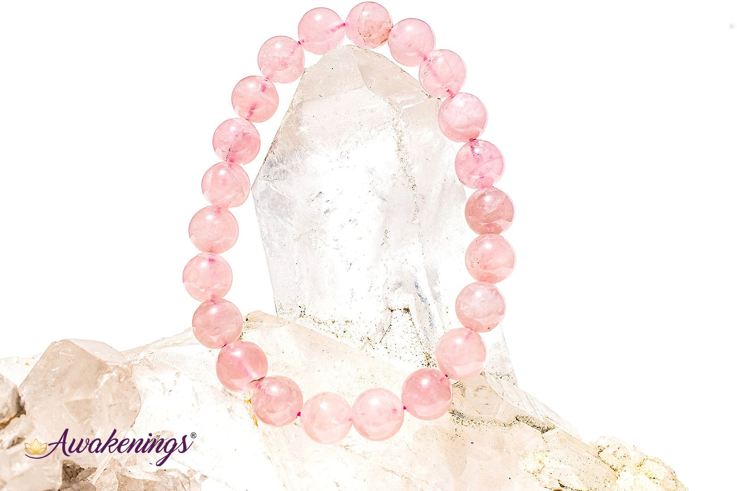 Pink Amethyst Bracelet- 8mm