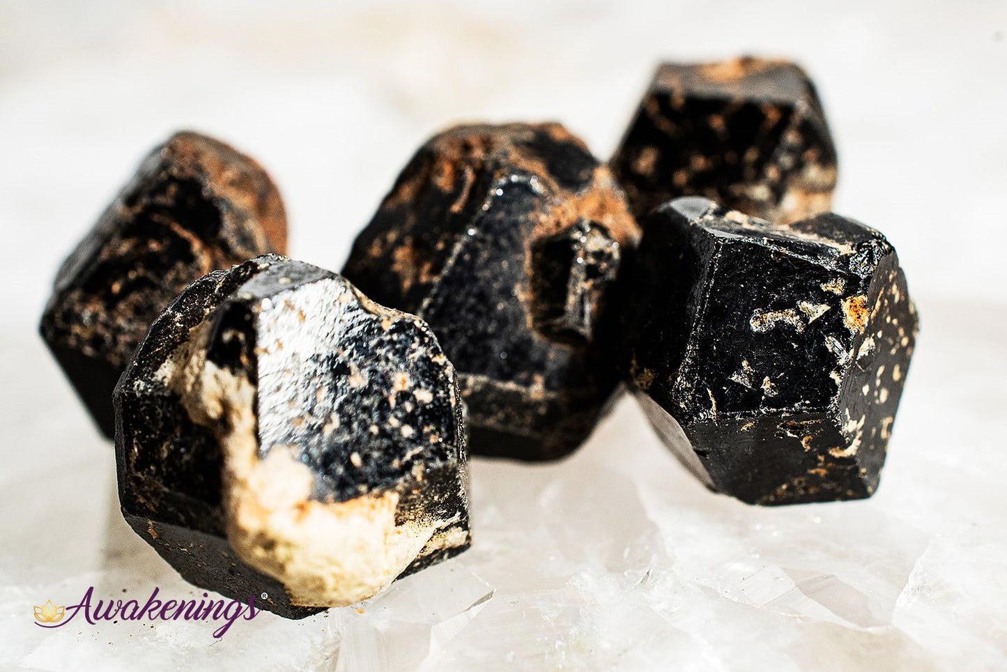 Melanite Garnet - Rough Raw Natural