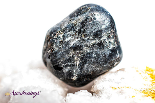 Black Labradorite/Larvikite - Tumbled