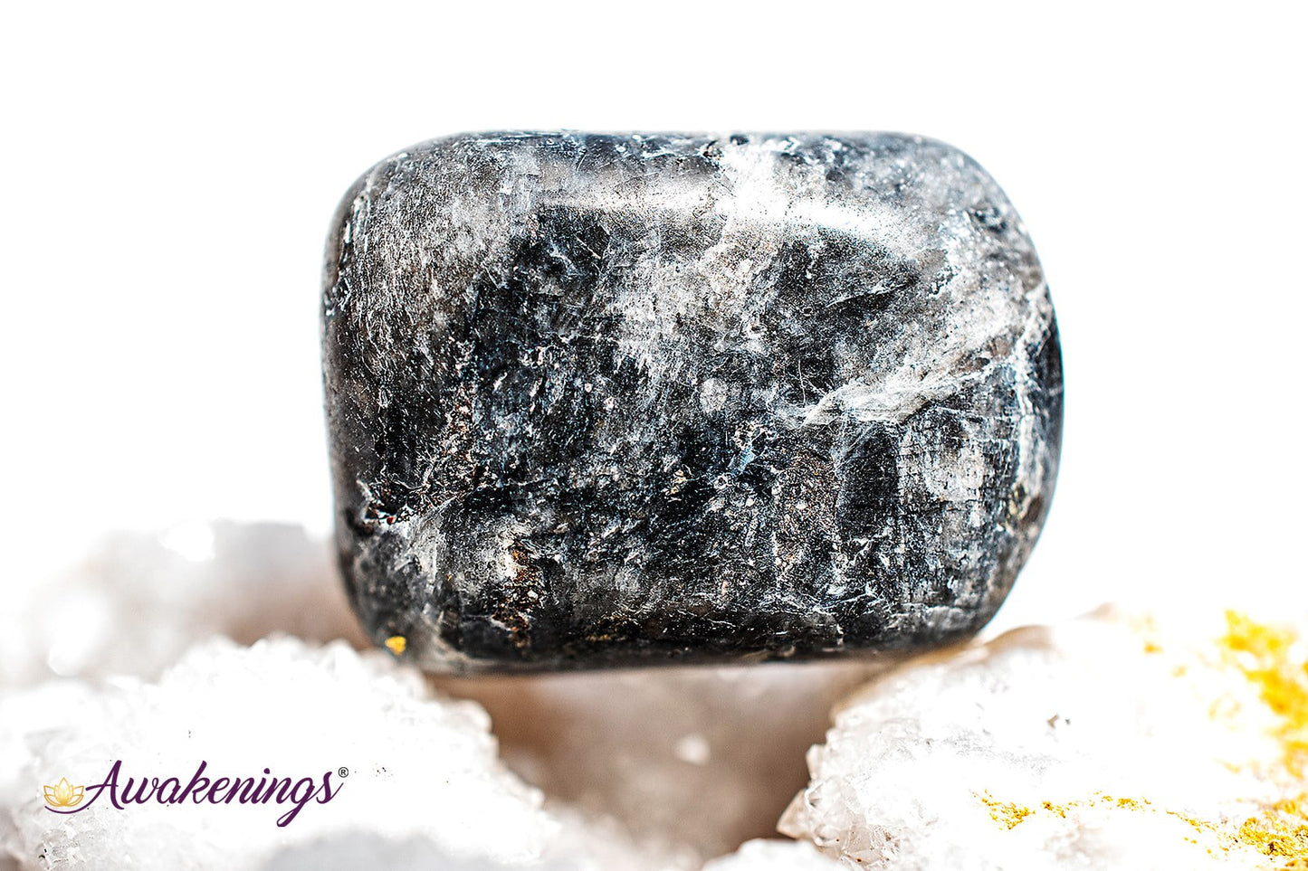 Black Labradorite/Larvikite - Tumbled