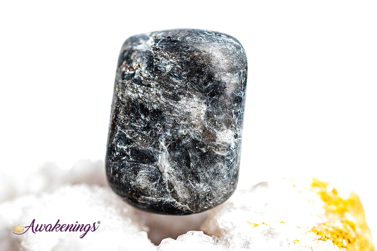 Black Labradorite/Larvikite - Tumbled