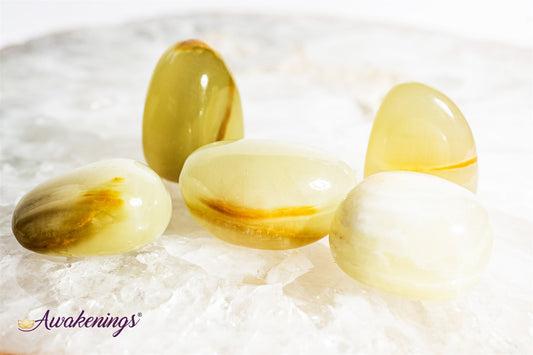 Green Marbled Onyx - Tumbled