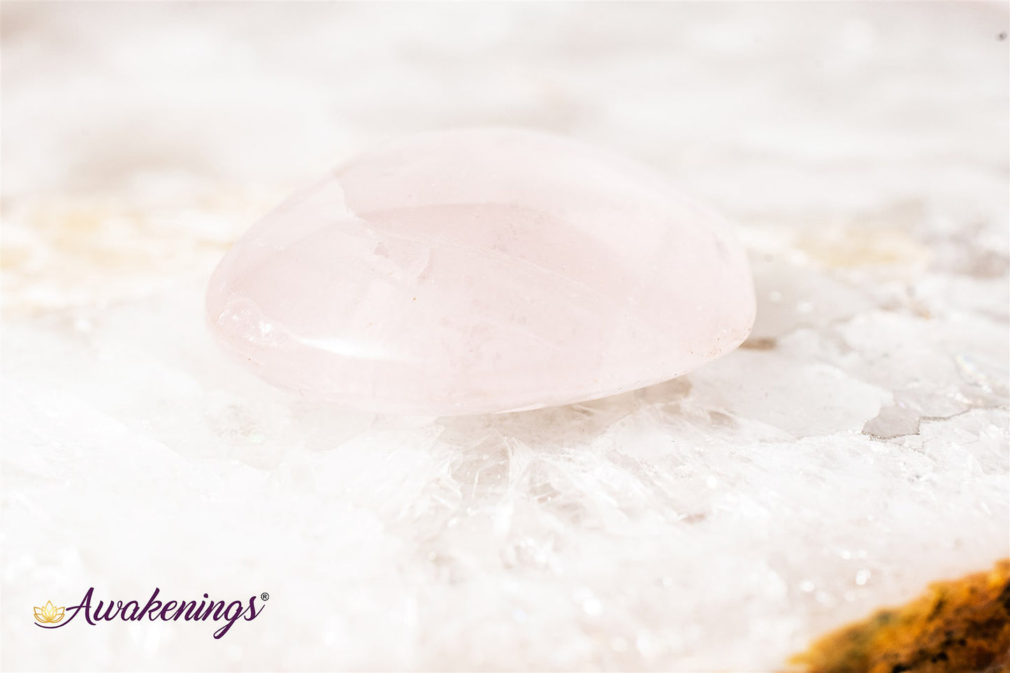 Rose Quartz Heart  - Small (1")