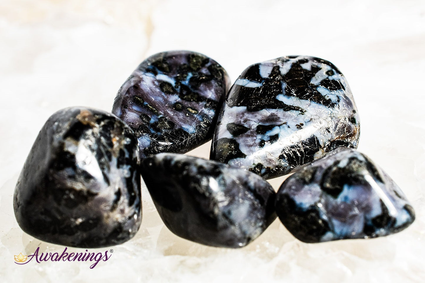 Indigo Gabbro/Merlinite - Tumbled