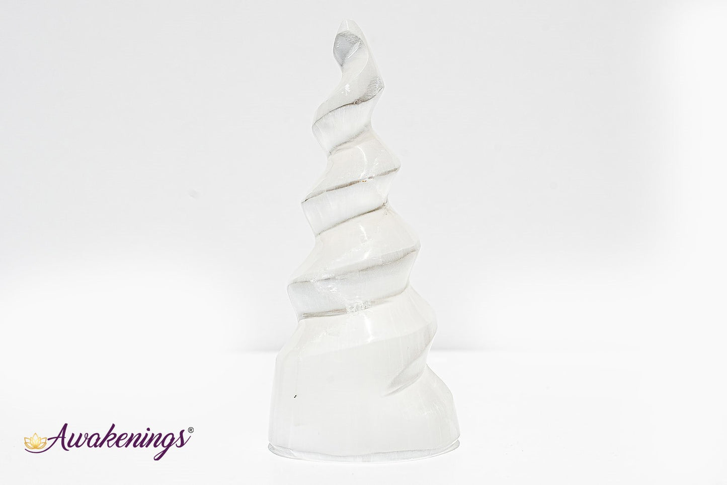 Selenite/Satin Spar Spiral-Small