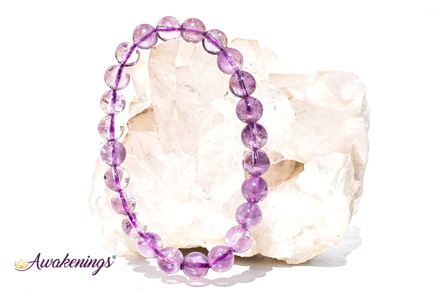 Lavender Amethyst Bracelet-8mm