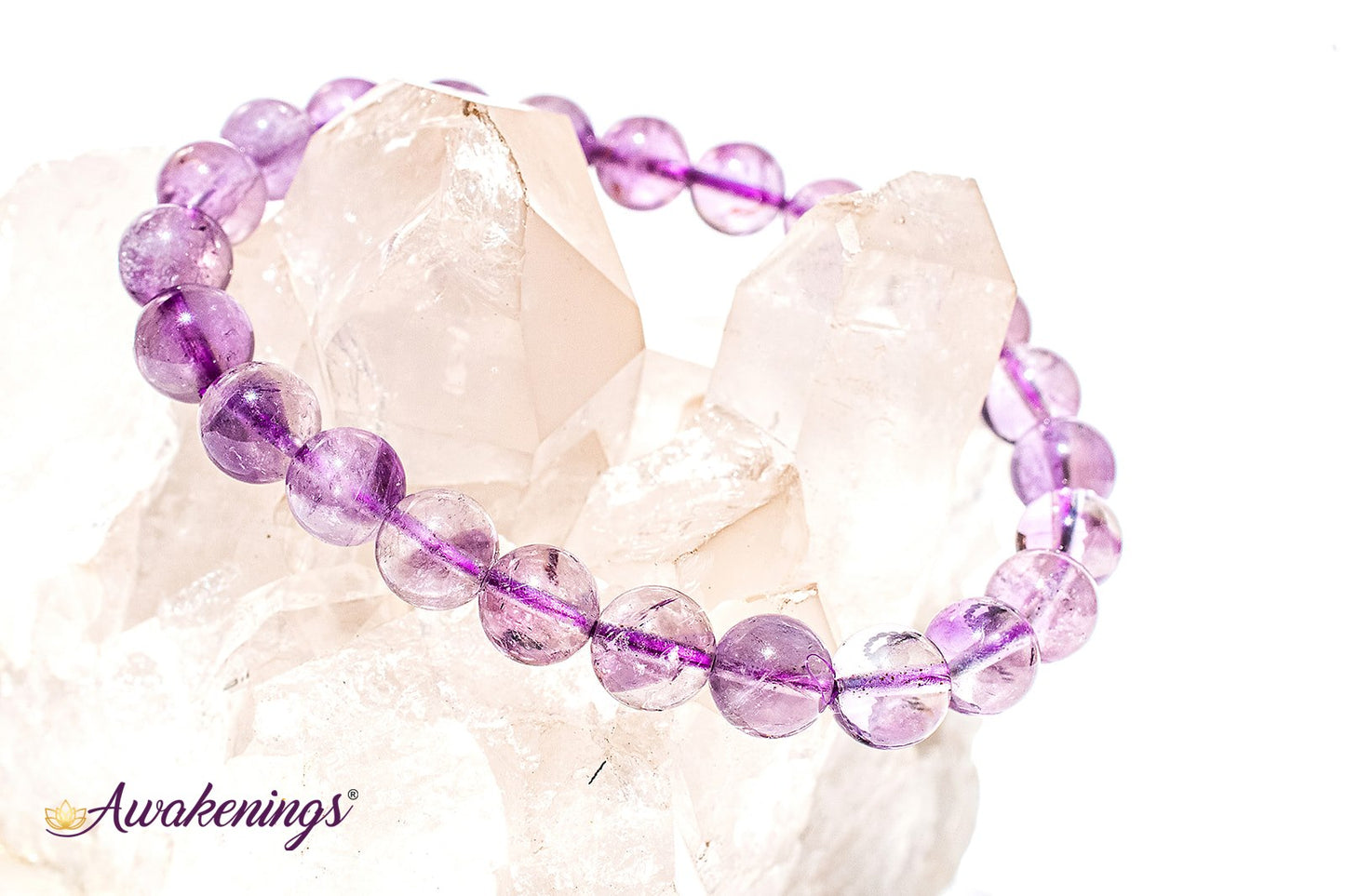 Lavender Amethyst Bracelet-8mm