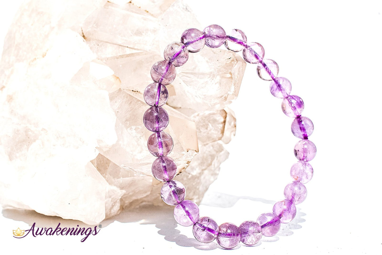 Lavender Amethyst Bracelet-8mm