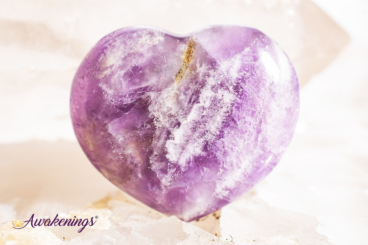 Amethyst Heart - Small (1")