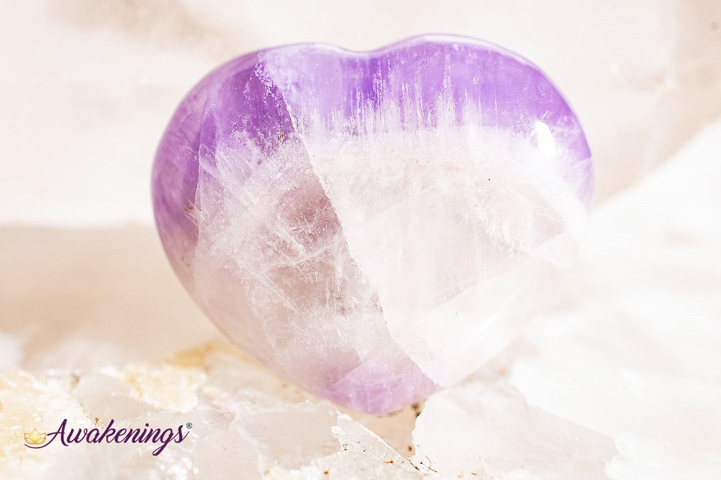 Amethyst Heart - Small (1")