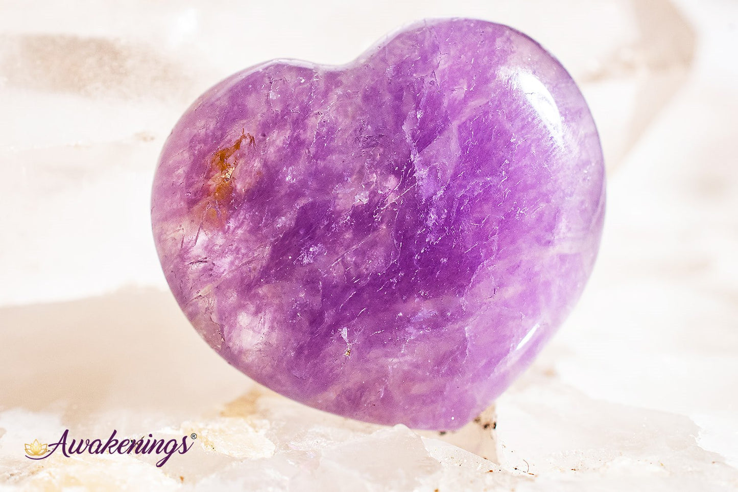 Amethyst Heart - Small (1")