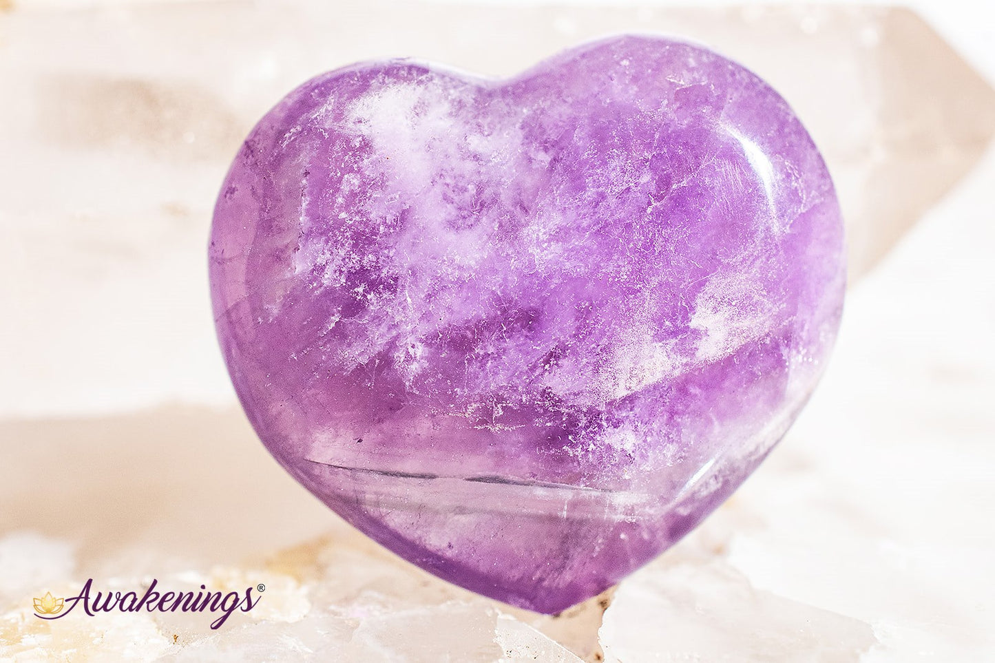 Amethyst Heart - Small (1")