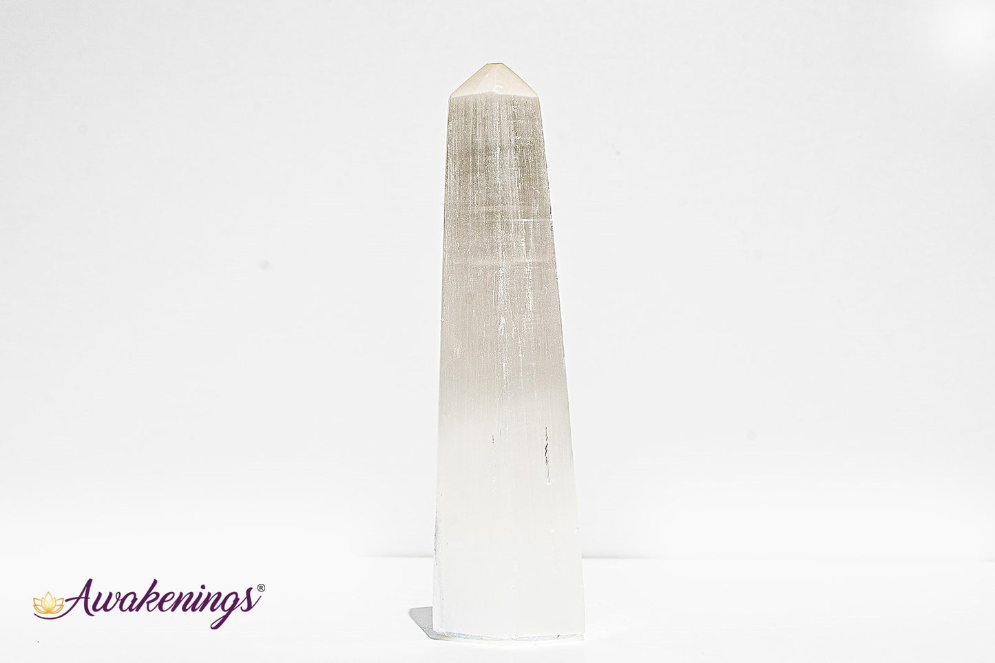 Selenite/Satin Spar Hexagon Tower