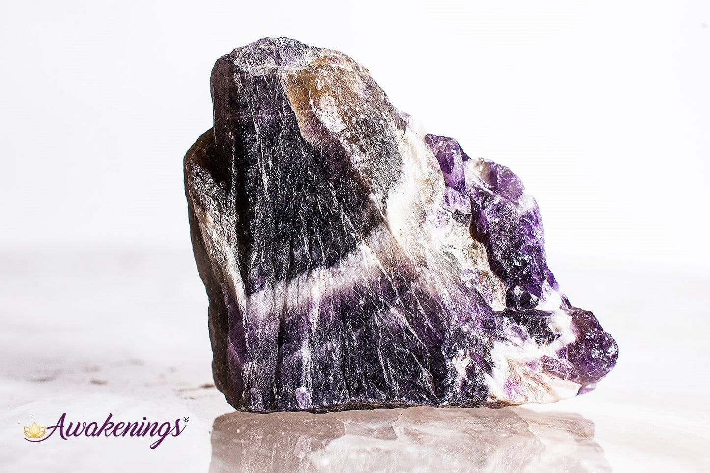 Chevron/Dream Amethyst - Rough Raw Natural