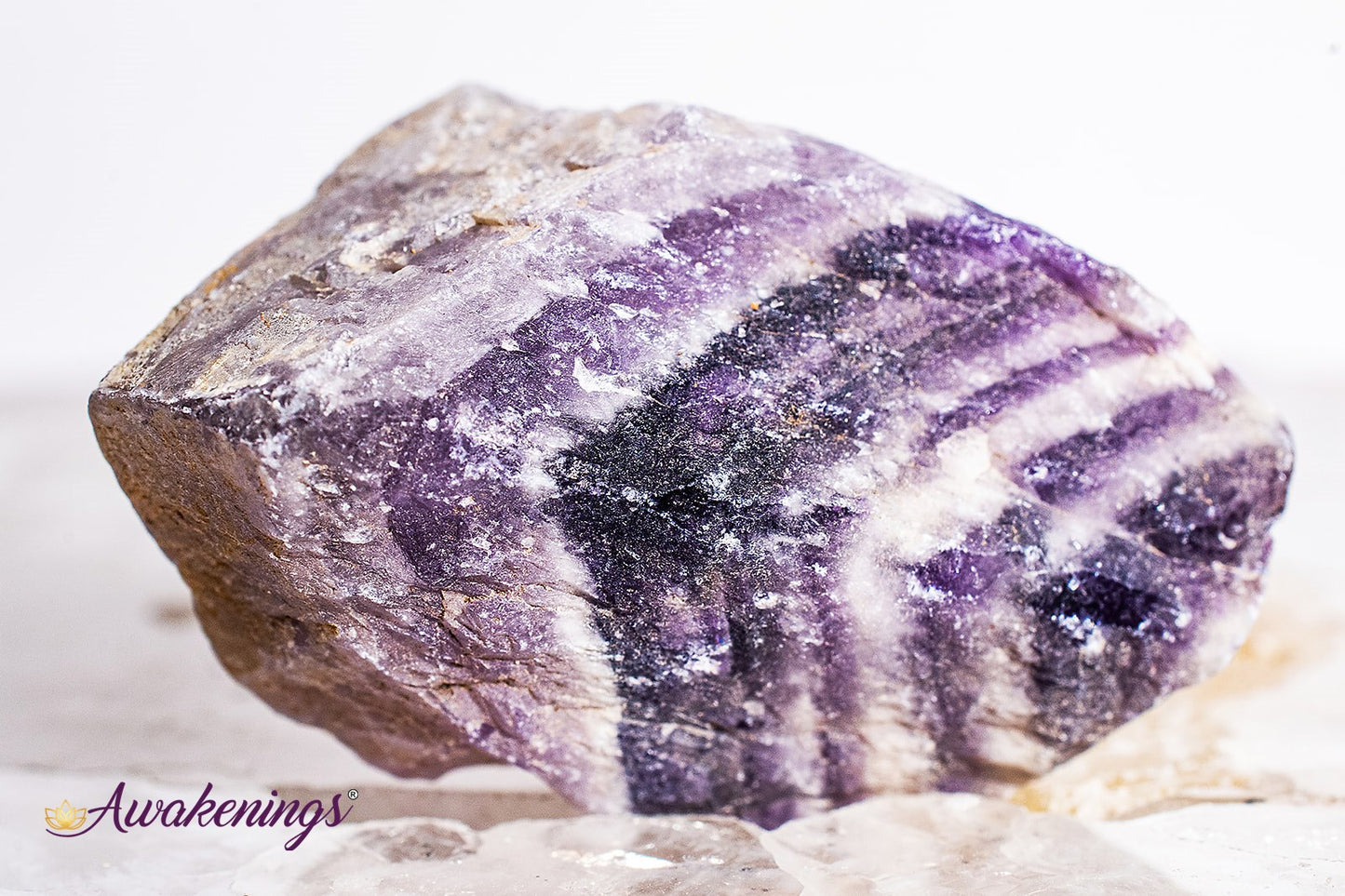 Chevron/Dream Amethyst - Rough Raw Natural