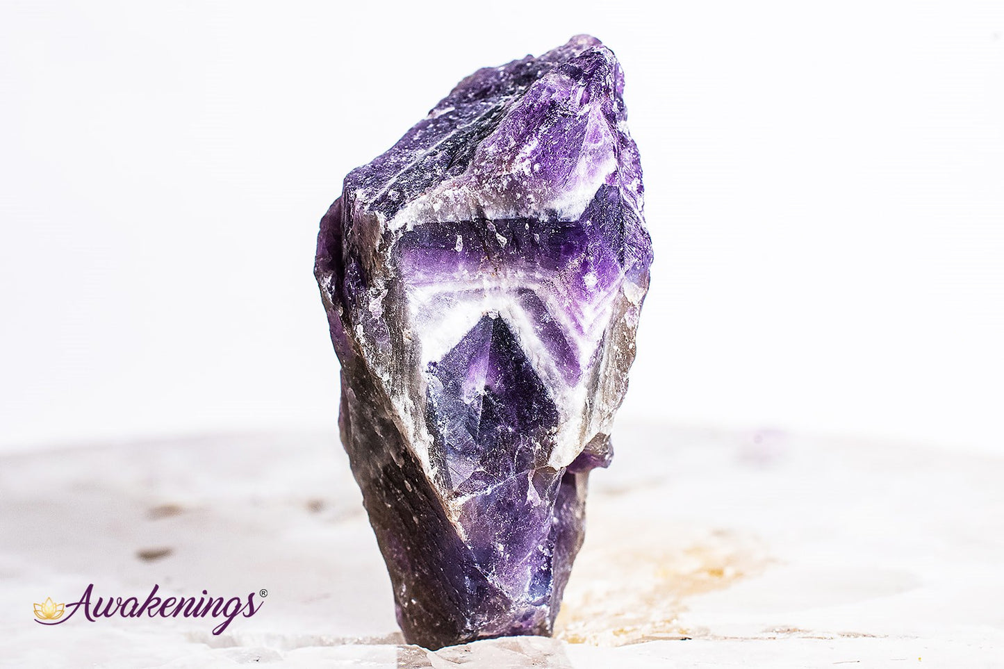 Chevron/Dream Amethyst - Rough Raw Natural
