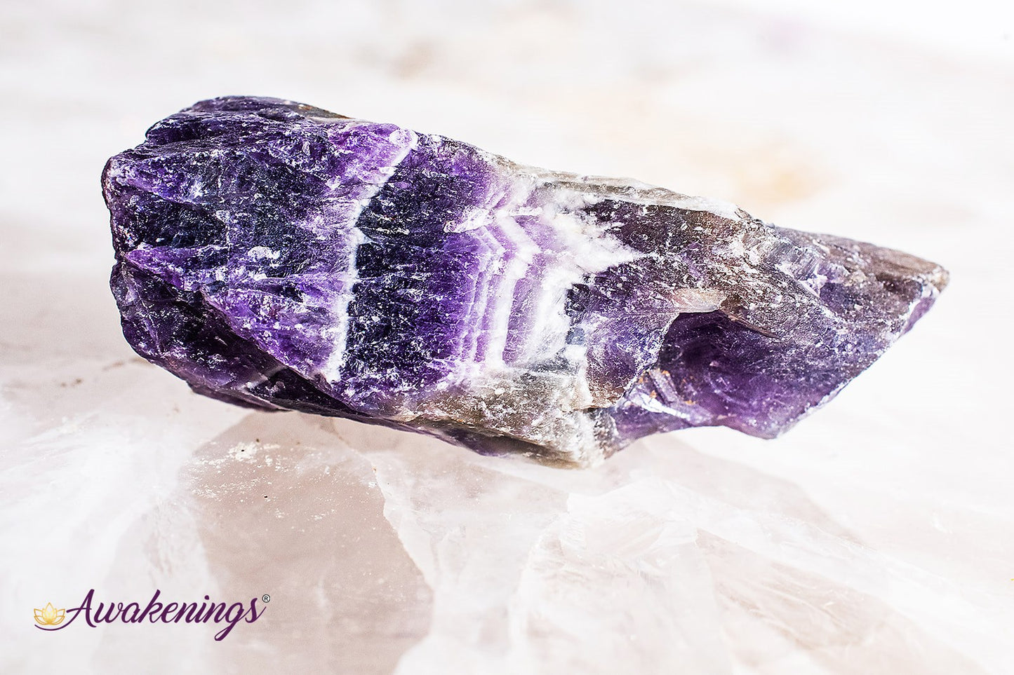 Chevron/Dream Amethyst - Rough Raw Natural