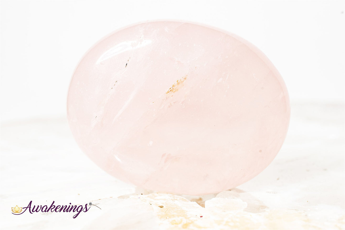 Rose Quartz Palm/Pillow Stone