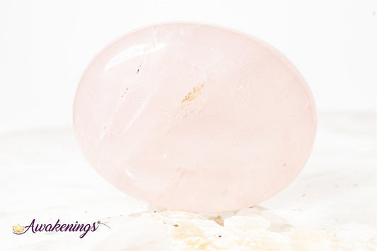 Rose Quartz Palm/Pillow Stone