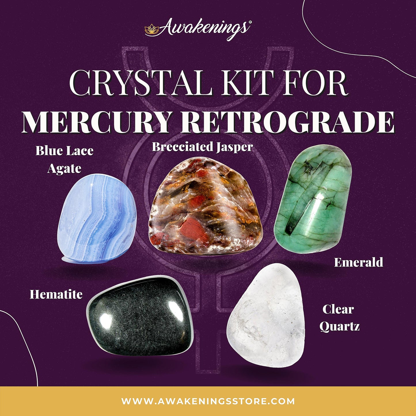 Mercury Retrograde Crystal Kit