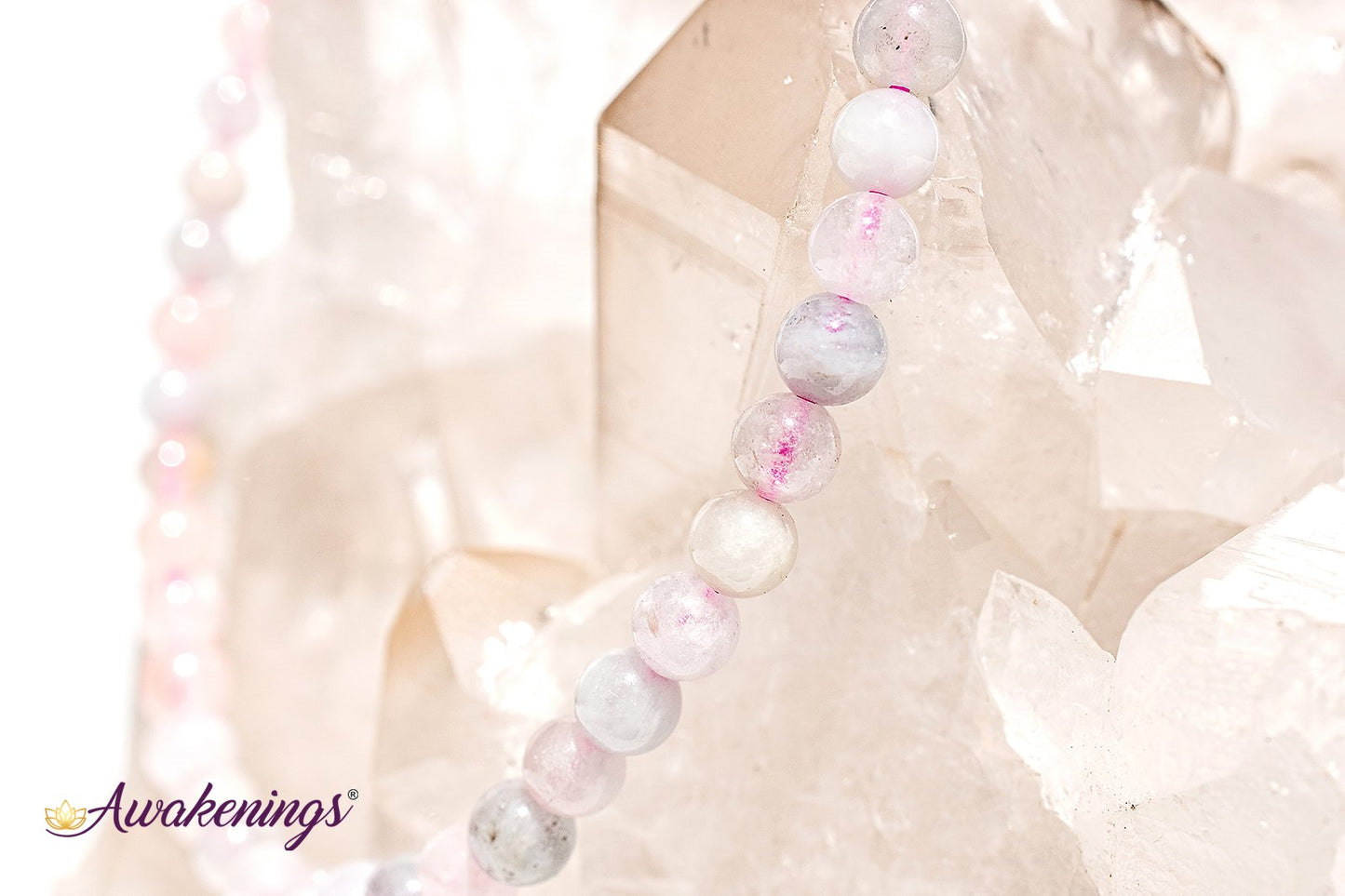 Mixed Morganite Bracelet-4mm