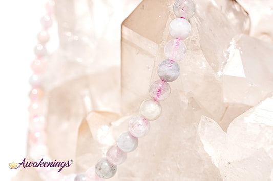 Mixed Morganite Bracelet-4mm