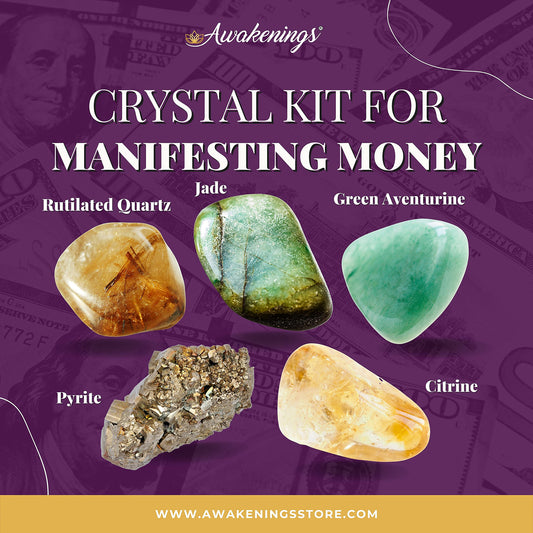 Manifest Money Crystal Kit