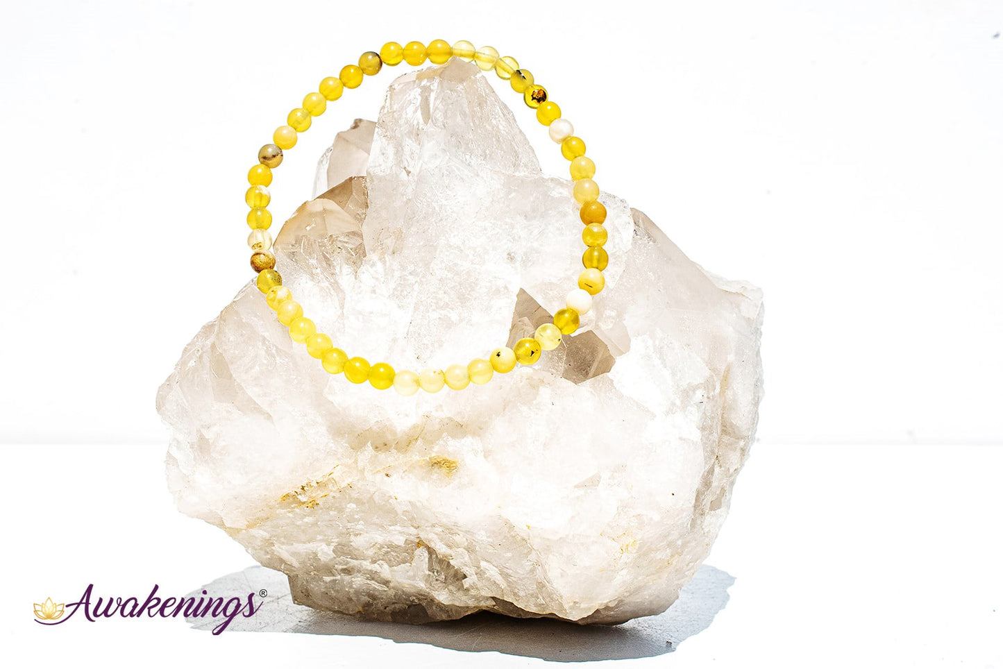 Yellow Opal Bracelet - 4mm