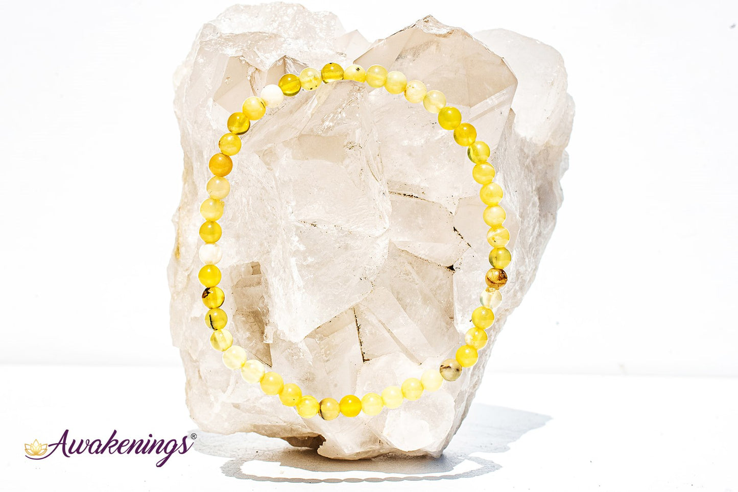 Yellow Opal Bracelet - 4mm