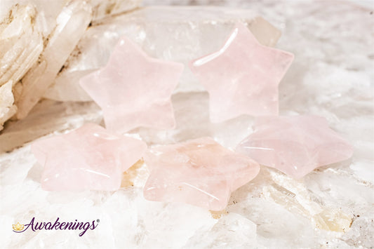 Rose Quartz Star - Medium