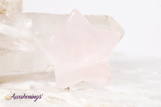 Rose Quartz Star - Medium