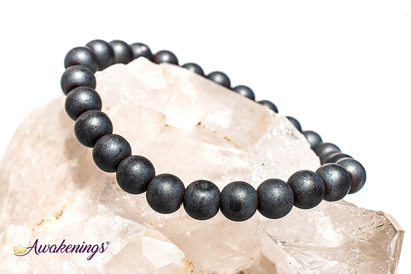 Matte Hematite Bracelet-8mm