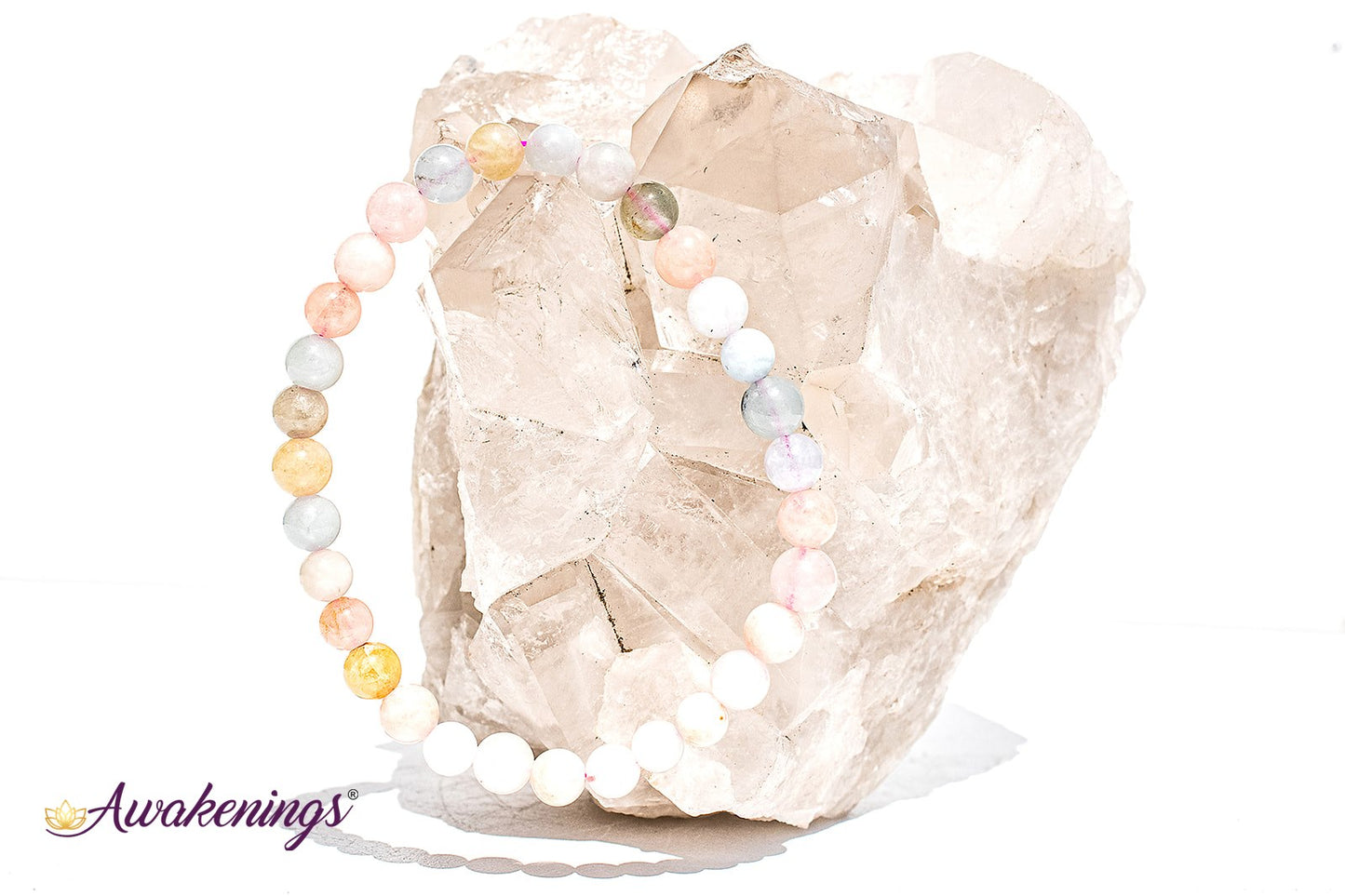Mixed Morganite Bracelet - 6-8mm