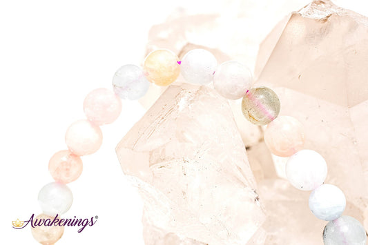 Mixed Morganite Bracelet - 6-8mm
