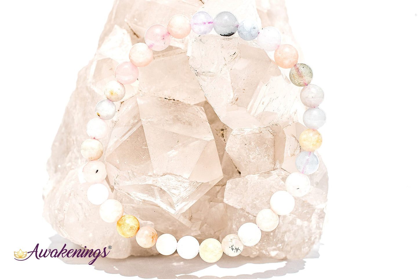 Mixed Morganite Bracelet - 6-8mm