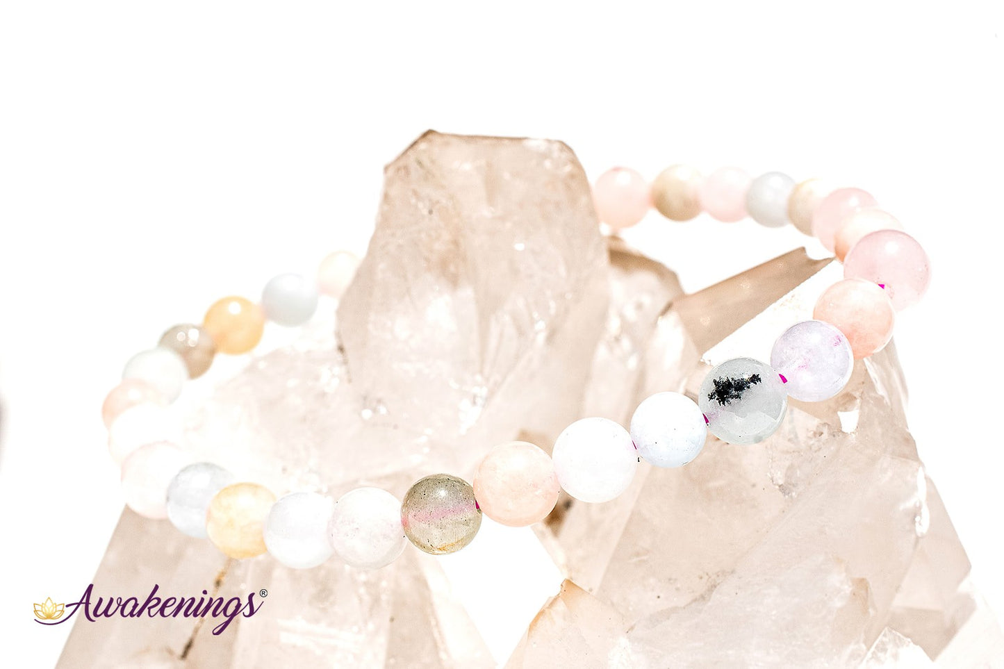 Mixed Morganite Bracelet - 6-8mm