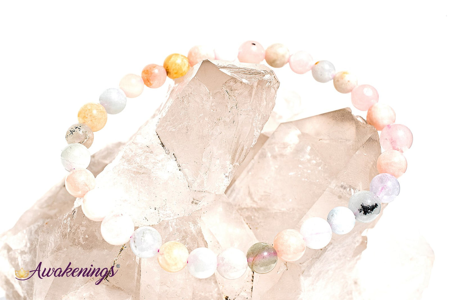 Mixed Morganite Bracelet - 6-8mm
