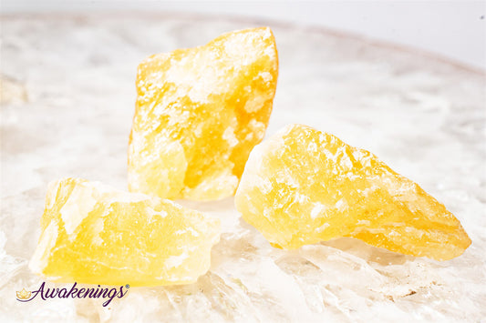 Orange Calcite Rough Raw Natural- (1-1.5")