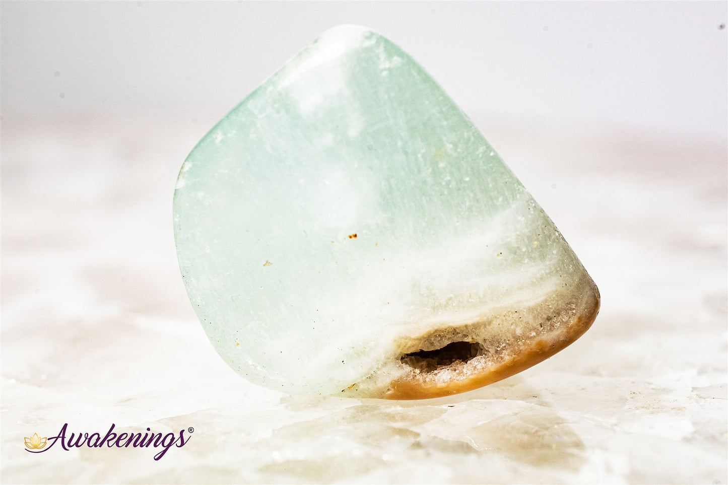 Pistachio/Sea Green Calcite - Tumbled