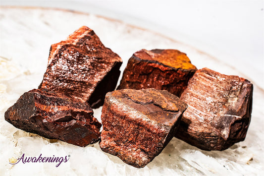 Red Tigers Eye - Rough Raw Natural