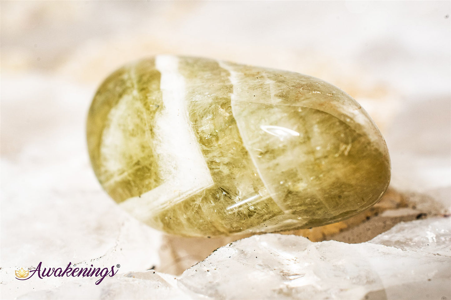 Prasiolite - Tumbled