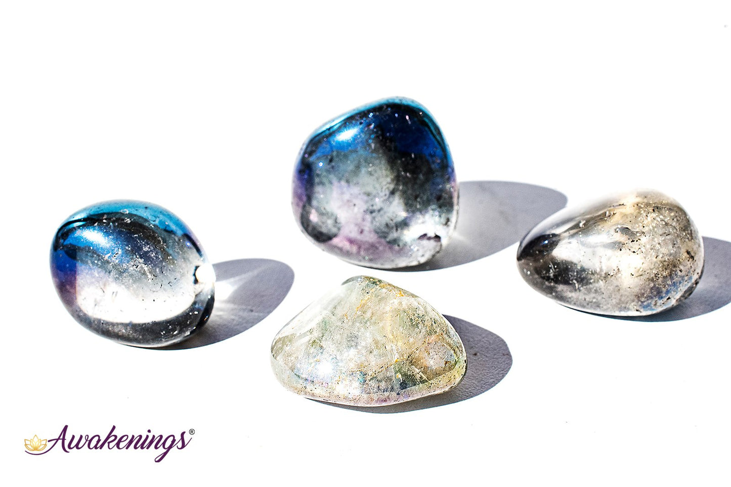 Rainbow Aura Quartz- Tumbled