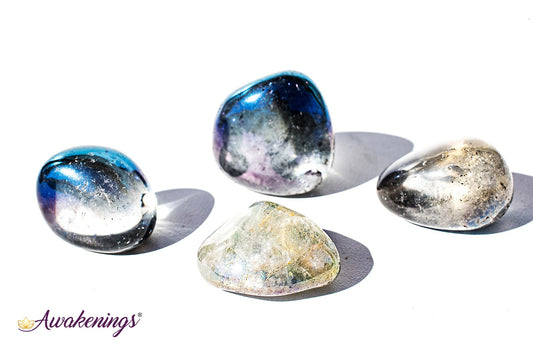 Rainbow Aura Quartz- Tumbled