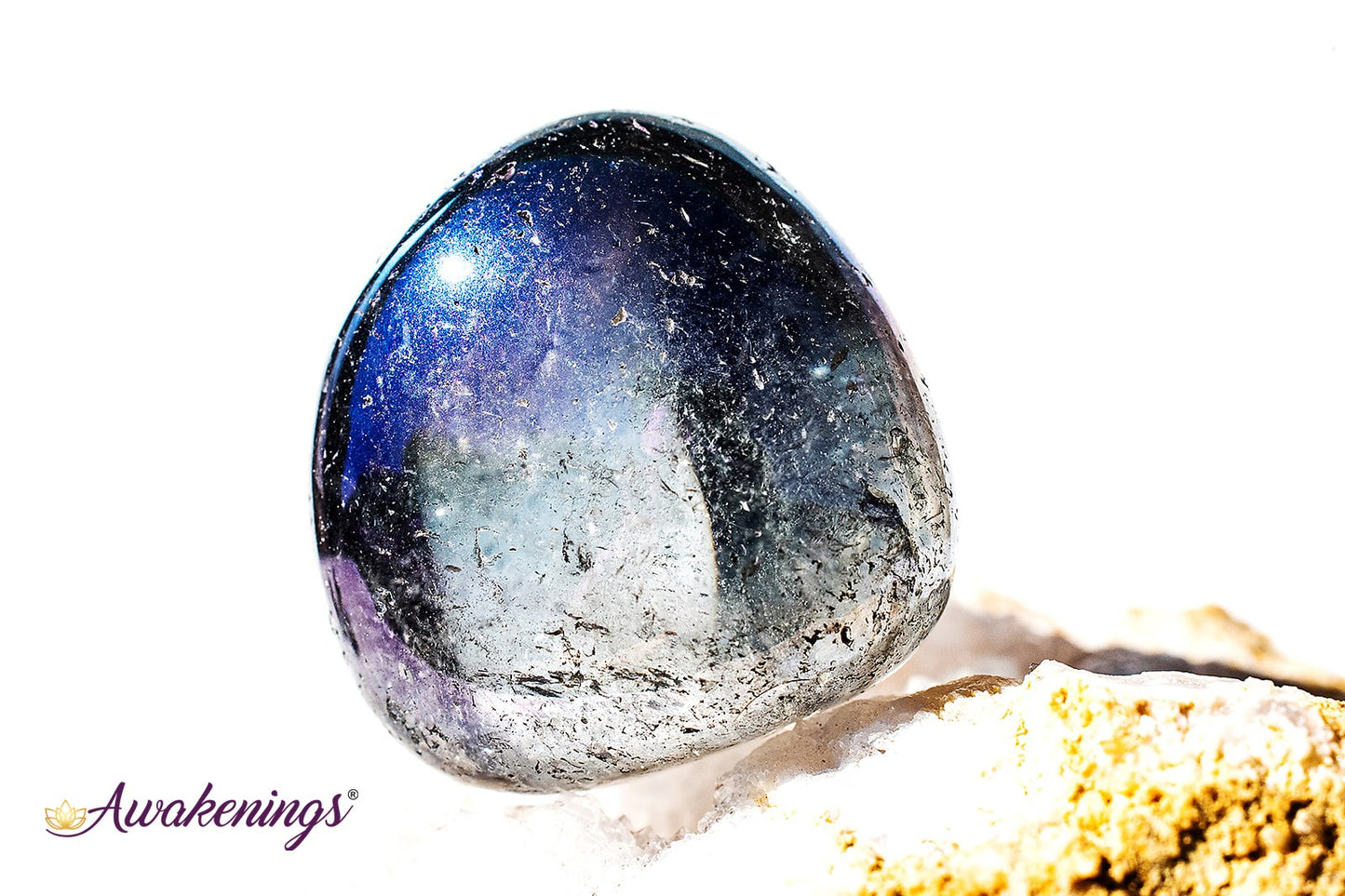 Rainbow Aura Quartz- Tumbled