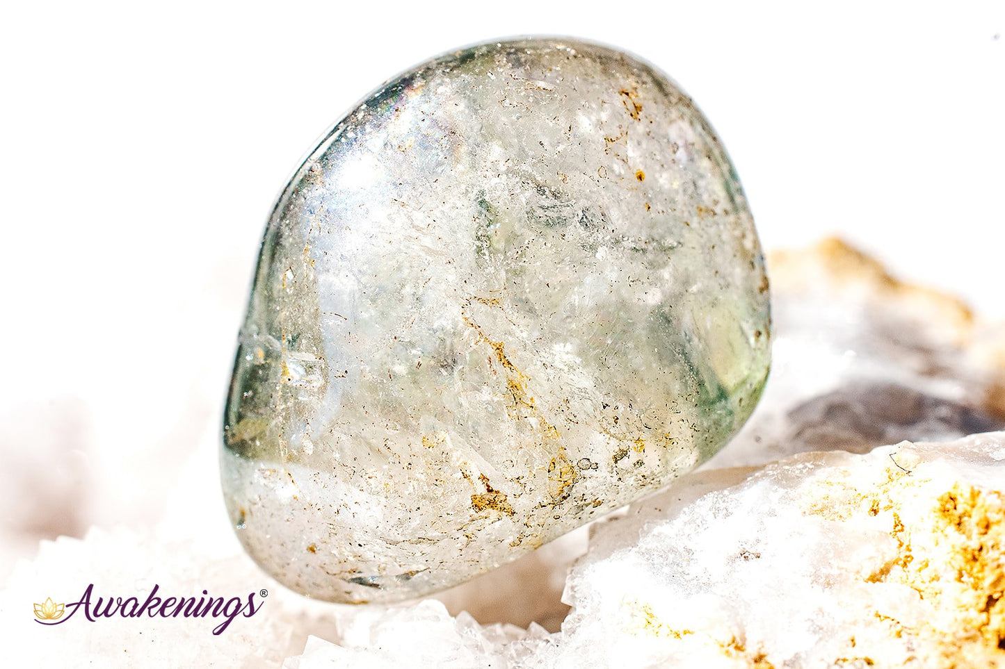 Rainbow Aura Quartz- Tumbled