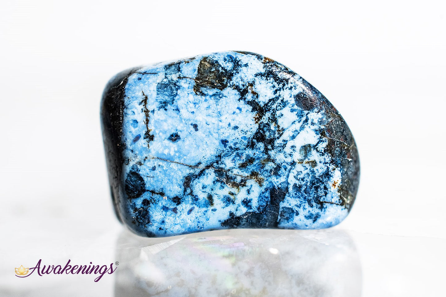 Dumortierite- Tumbled