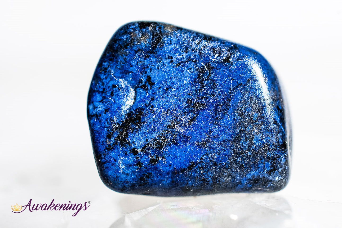 Dumortierite- Tumbled