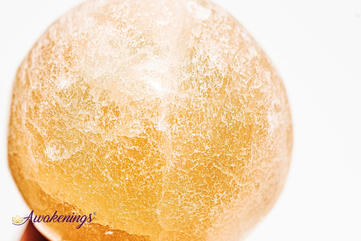 Orange Selenite Sphere/Orb- 40mm