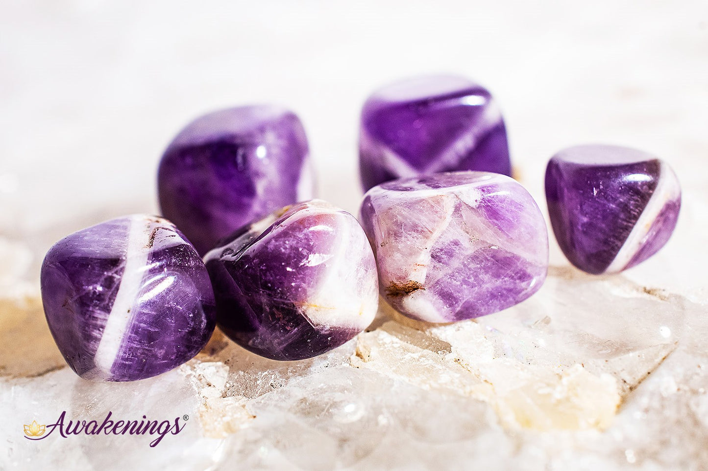 Chevron/Dream Amethyst Cubes-Small