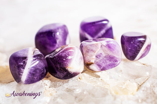 Chevron/Dream Amethyst Cubes-Small